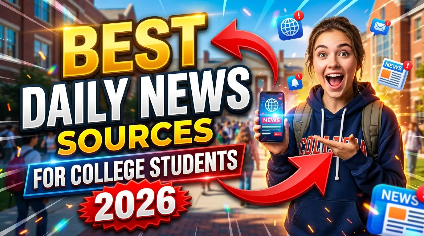 Best Daily News Sources for College Students 2026